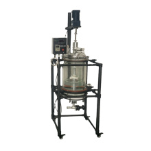 10L High Quality Frame with Spray Solid-liquid filter extraction jacked glass reactor